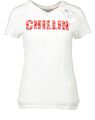 NEU! ONLY  Damen T-Shirt offwhite mit Print Gr. S