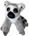 SEMO Plüsch Lemur 16cm sitzend Plüschtier Kuscheltier Stofftier Madagaskar Natur