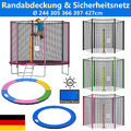 Trampolin Ersatzteile Netz Randabdeckung 6/8 Stangen für Ø 244 305 366 397 427cm