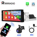 2+64GB 7" Autoradio Android 13 Apple Carplay GPS Navi WiFi BT RDS 1 DIN + Kamera