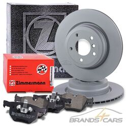 ZIMMERMANN BREMSSCHEIBEN + BELÄGE HINTEN FÜR BMW 3-ER E90 E91 E92 E93 AB 05-Belüftet Ø336 - für 325 330 335 Motoren