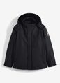 Neu Winter-Funktionsjacke mit Komfortschnitt Gr. 56 Schwarz Herren Kapuzen-Jacke