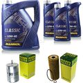 MANN-FILTER Inspektionspaket 8L MANNOL Classic 10W-40 für Mercedes C-Klasse