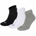 6-18 Paar Herren Damen Puma Quarter Sneakersocken schwarz weiss grau  Gr: 35-46