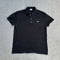 LACOSTE Herren Poloshirt Medium Polohemd Polo Shirt Logo Classic 12410 Schwarz