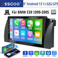 Android 13 9" 2 DIN Autoradio GPS WIFI Navi BT Kamera für BMW 5er E39 X5 E53 E38