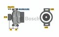 BOSCH Lichtmaschine/Generator 115A 0 986 043 660 - Mister Auto Autoteile