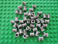 Lego 20 x Technic Stopper Verbinder Buchse Bush 3713 alt hellgrau