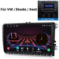 9" Autoradio Android13 GPS Navi WIFI 2 Din Fur VW Golf 5 6 Plus Touran Tiguan BT