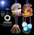 TOP verschiedene Sets !! 🍀 SPRUDELNDER DEKO ✚ LUFTPUMPE 🍀 ✚ Zubehör Aquarium