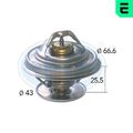 1x Thermostat, Kühlmittel ERA 350174A passend für JAGUAR MAGIRUS-DEUTZ