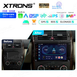 XTRONS 9" Android 13 Autoradio GPS Navi DSP 8-Kern DAB+ für Mercedes-Benz B-W245