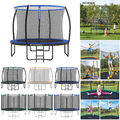 Trampolin Gartentrampolin Kinder Ø366 cm mit Sicherheitsnetz Leiter SONGMICS 