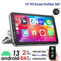 10.1" Carplay Android Autoradio GPS Navi Octa Core 2+64GB drehbarer Bildschirm