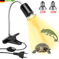 Terrarium Aquarium Heizlicht Wärmelampe UVA UVB E27 Reptilien Strahler Profi 50W