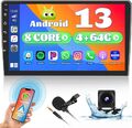 4+64GB 2 DIN 9" Autoradio mit Wireless Carplay Android Auto GPS 8Core + Kamera