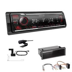 Kenwood KMM-BT408 DAB+ 1-DIN Auto Radio Bluetooth für Volkswagen VW Fox alle