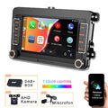 2+64GB Android 13 Autoradio DAB+ Carplay GPS Kamera für VW GOLF 5 6 Touran Polo