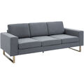 Sofa 3-Sitzer Couch Stoffsofa Sessel Sitzmöbel Polstersofa Loungesofa Armlehne