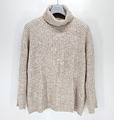 Primark Damen Pullover Strickpullover Sweater mit Rollkragen Beige in Gr. L