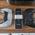 Sony Playstation 5 - 2Controller Original DualSense Weiß & Schwarz & Ladestation