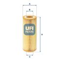 UFI Ölfilter 25.021.00 für BMW E81 E87 E46 E90 E92 E91 E60 E61 E65 E66 01-07