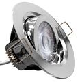 LED Einbaustrahler dimmbar flach Einbauspot Einbauleuchte 230V 5W Deckenstrahler