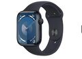 Apple Watch Series 9 45mm Aluminiumgehäuse mit Sportarmband - Black 