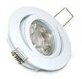 LED Einbau Lampen 230V Set Spots GU10 Einbauleuchten 5W 3-Step dimmbar Weiß Bajo