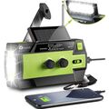 Kurbelradio AM/FM/UKW mit Akku 4000mAh,Tragbare Solar Radio mit LED Taschenlampe