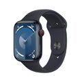 Apple Watch Series 9 [GPS + Cellular, inkl. Sportarmband M/L mitternacht] 45mm S