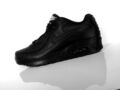 NIKE AIR MAX 90 LTR -Triple Black- Leder Classic Sneaker schwarz Gr.40