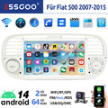 KAM+ 64G Für Fiat 500 2007-2015 Autoradio Android14 GPS Navi Carplay WIFI FM RDS