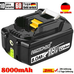 18V 6Ah/12AH Akku Für Makita BL1850B BL1830 LXT BL1860B Led Anzeige / Ladegerät