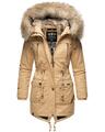 Navahoo Premium Damen Winter Jacke Parka Mantel Winterjacke warm Kunstfell B805