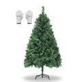 150cm Künstlicher Weihnachtsbaum Tannen Christbaum mit 408 Spitzen PVC Kunstbaum