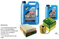 MANN Inspektionspaket 6 L LIQUI MOLY Longtime High Tech 5W-30 für Volvo V70 II