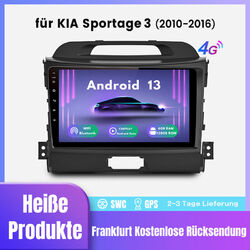 Carplay 9" Android 13 Autoradio GPS Navi WIFI DAB+ BT 6+128GB Für KIA Sportage 3