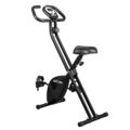 GORILLA SPORTS® Heimtrainer Fahrrad Fitness X-Bike Hometrainer Trimmrad Klappbar