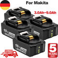 1~10X Für Makita Akku 18V 3Ah 4Ah 5Ah 6Ah 9AhBL1860B BL1850B BL1840B BL1830B