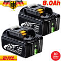 2X 8,0AH Ersatz Akku Für Makita BL1860B 18V LXT Li-ion BL1850B BL1830 Batterie