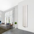 Röhrenheizkörper Weiß oval Design Heizkörper Einlagig/Doppellagig Heizung Neu