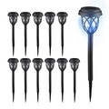 Solarlampen Set, mit Erdspieß, Gartenlampe Outdoor Lampe, LED Gartenbeleuchtung