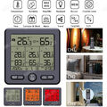 Funk Wetterstation Thermometer mit Außensensor Innen 3 Außen Thermometer