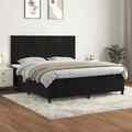 Boxspringbett mit Matratze Bettgestell Polsterbett Lattenrost Bett Samt vidaXL