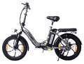 FTSWAY EBike Klapprad Elektrofahrrad 20 Zoll 3.0 Fat Reifen 250W/36V/11.2AH Grau