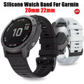 Silikon Armband Uhren für Garmin Fenix 7X 7S 7 6 6X Pro 5 5X 5S Plus 3HR S62 S60