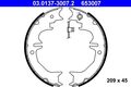 ATE 03.0137-3007.2 Bremsbackensatz, Feststellbremse für TOYOTA