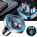 Bluetooth FM Transmitter KFZ Auto Radio MP3 Player Dual USB Ladegerät Adapter