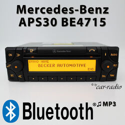 Original Mercedes Audio 30 APS BE4715 Bluetooth MP3 Becker Navigationssystem CD